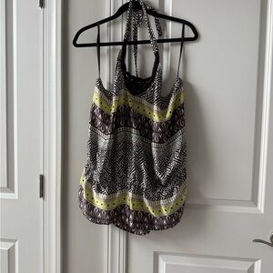 Patterned Halter Top